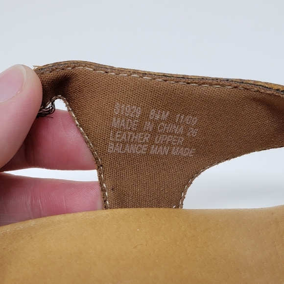 Clarks Heeled Sling-back Cross Over Sandals Copper Tan Size 8.5 - Picture 6 of 9